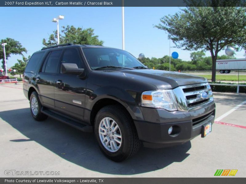 Carbon Metallic / Charcoal Black 2007 Ford Expedition XLT