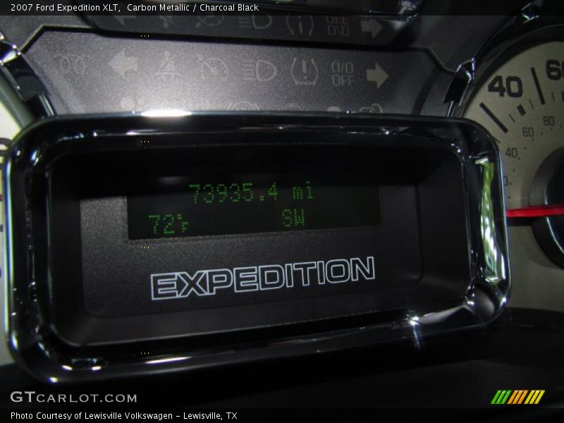 Carbon Metallic / Charcoal Black 2007 Ford Expedition XLT