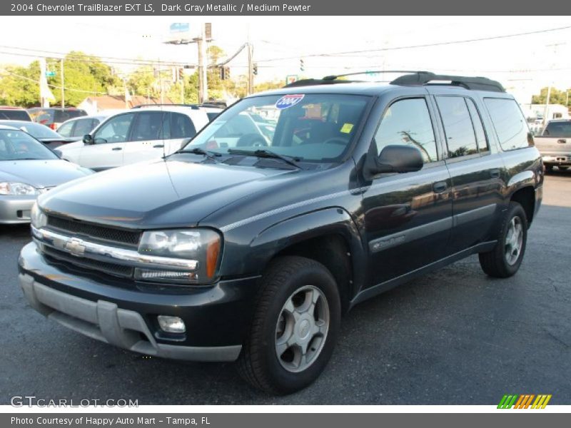 Dark Gray Metallic / Medium Pewter 2004 Chevrolet TrailBlazer EXT LS