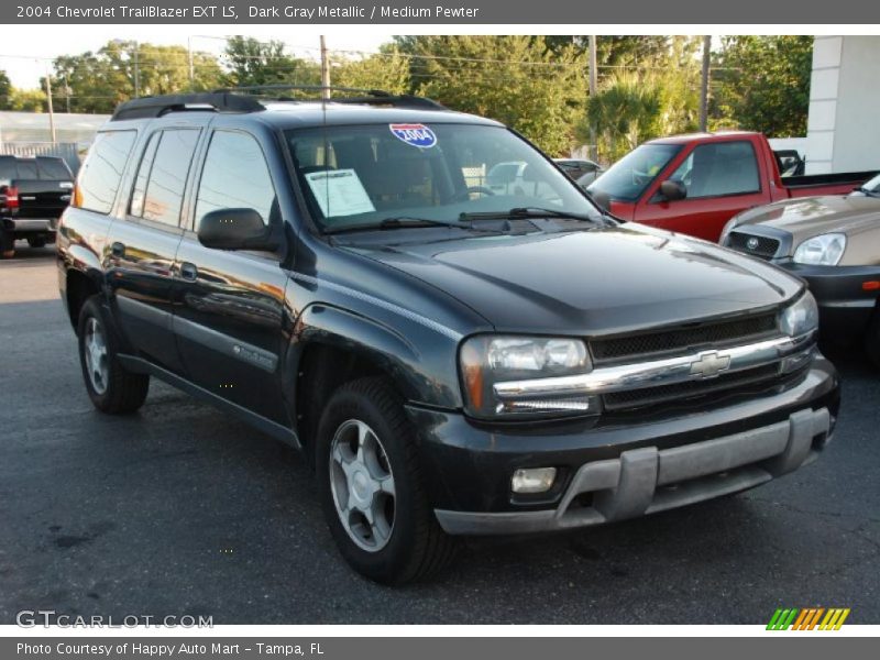 Dark Gray Metallic / Medium Pewter 2004 Chevrolet TrailBlazer EXT LS