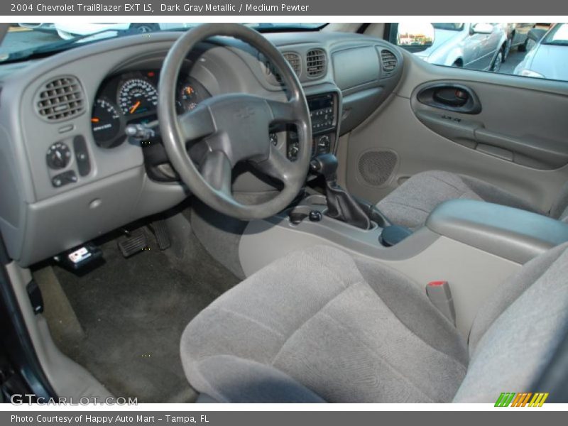 Dark Gray Metallic / Medium Pewter 2004 Chevrolet TrailBlazer EXT LS