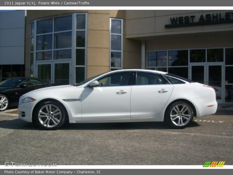 Polaris White / Cashew/Truffle 2011 Jaguar XJ XJ