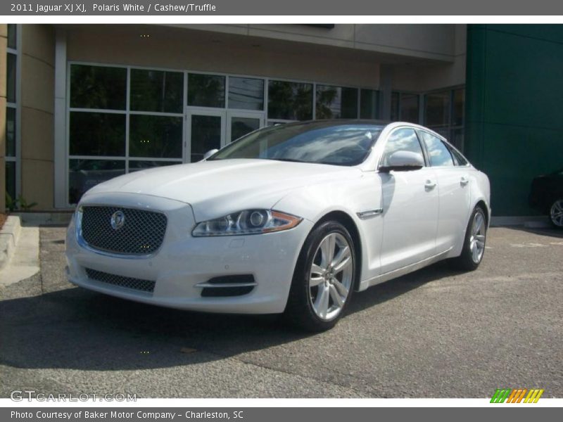 Polaris White / Cashew/Truffle 2011 Jaguar XJ XJ