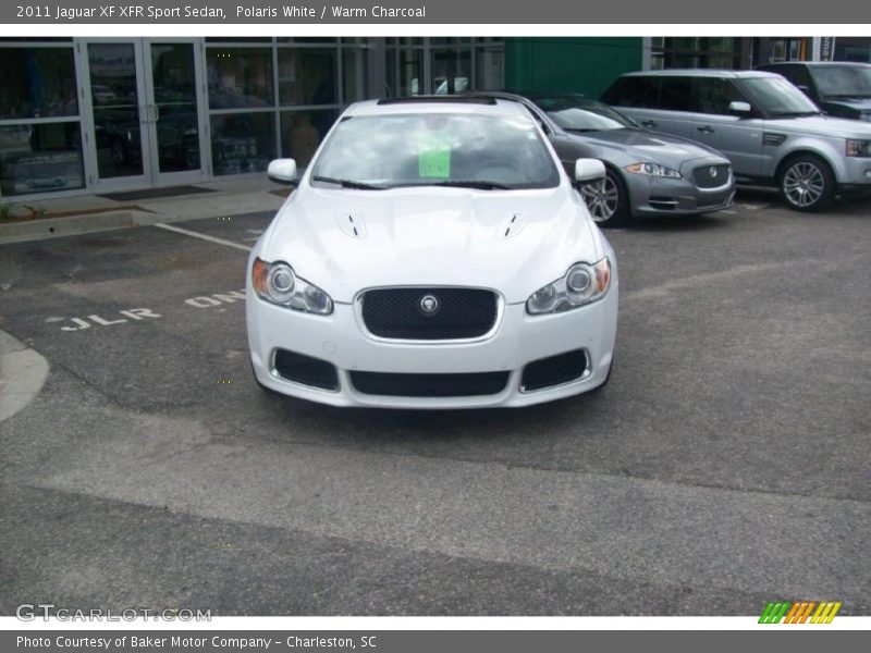 Polaris White / Warm Charcoal 2011 Jaguar XF XFR Sport Sedan