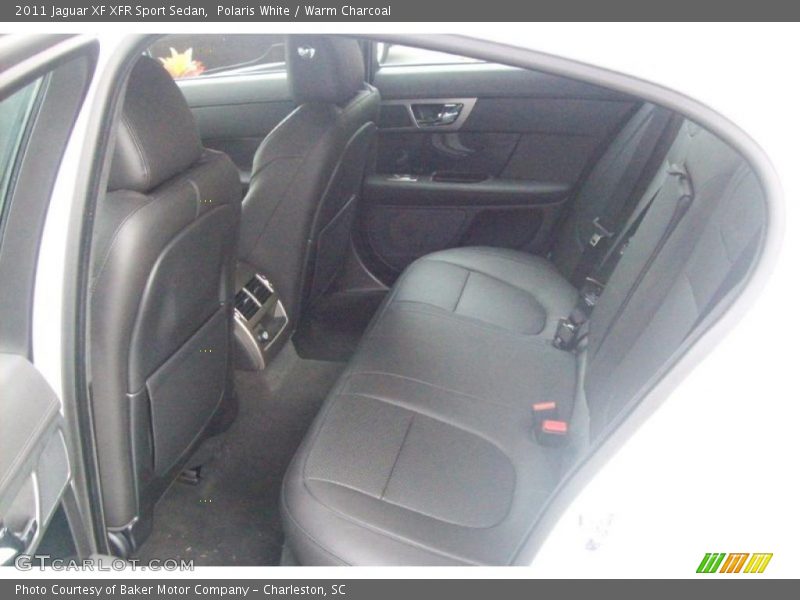 Polaris White / Warm Charcoal 2011 Jaguar XF XFR Sport Sedan