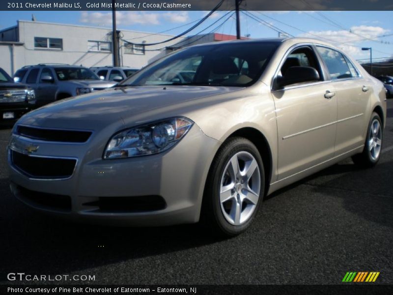 Gold Mist Metallic / Cocoa/Cashmere 2011 Chevrolet Malibu LS