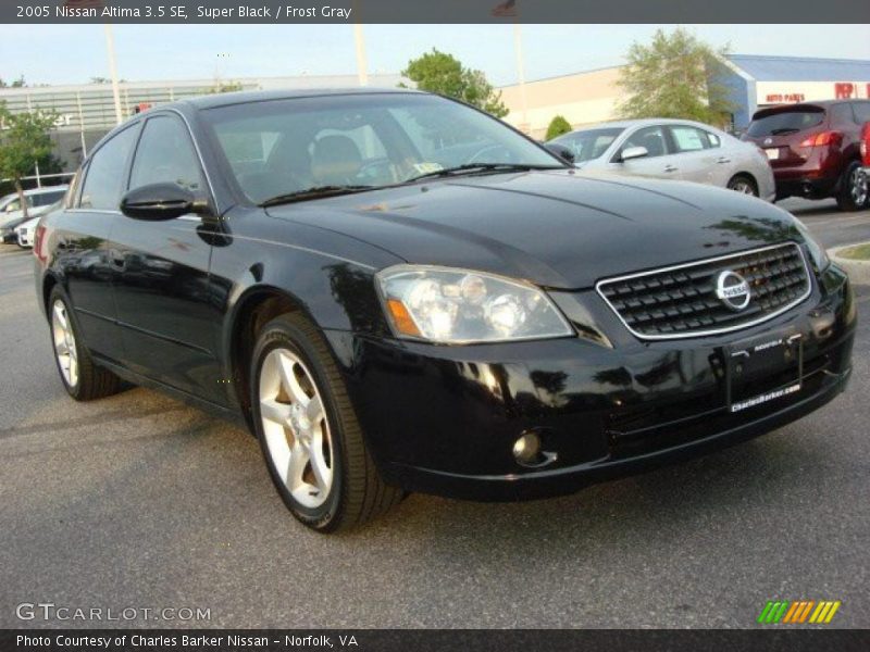 Super Black / Frost Gray 2005 Nissan Altima 3.5 SE