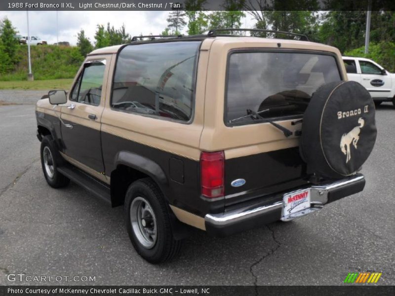 Light Chestnut/Dark Chestnut / Tan 1988 Ford Bronco II XL