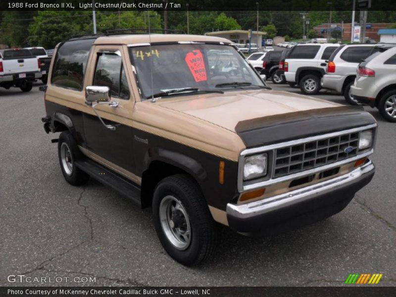 Light Chestnut/Dark Chestnut / Tan 1988 Ford Bronco II XL