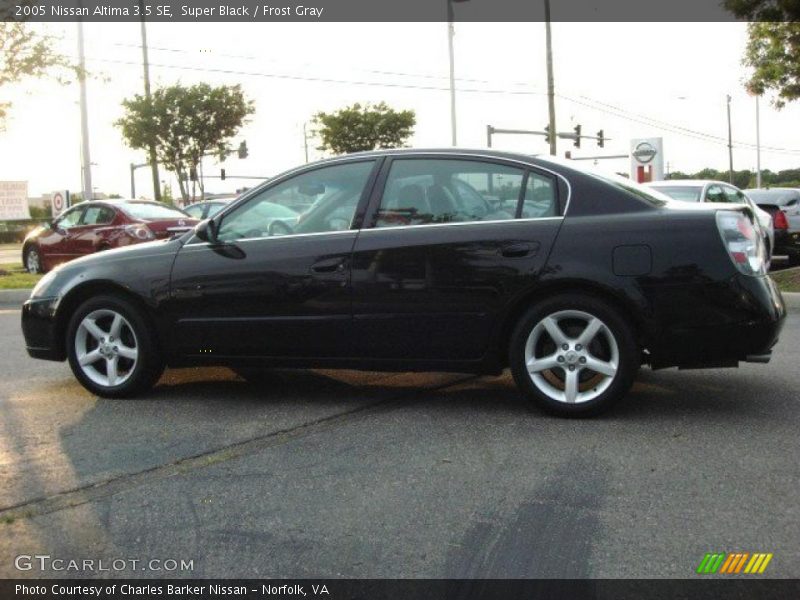 Super Black / Frost Gray 2005 Nissan Altima 3.5 SE