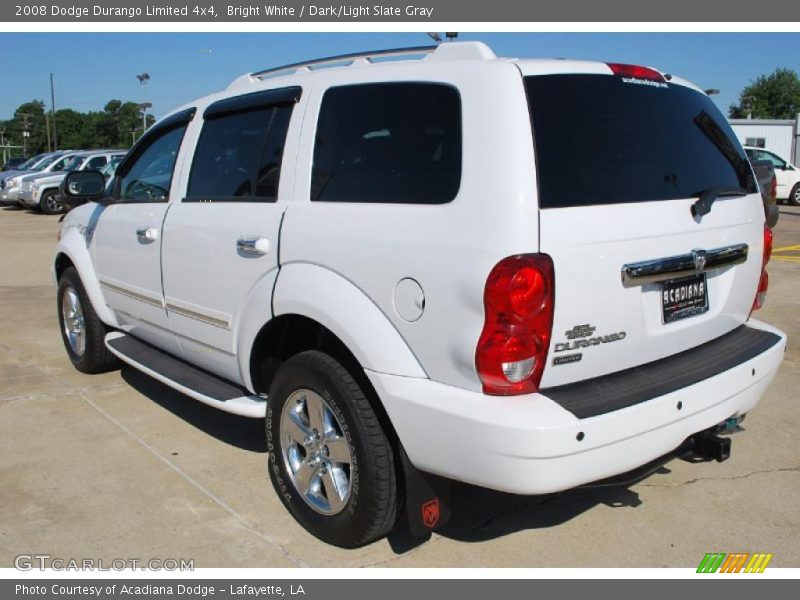 Bright White / Dark/Light Slate Gray 2008 Dodge Durango Limited 4x4