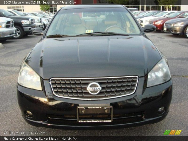 Super Black / Frost Gray 2005 Nissan Altima 3.5 SE