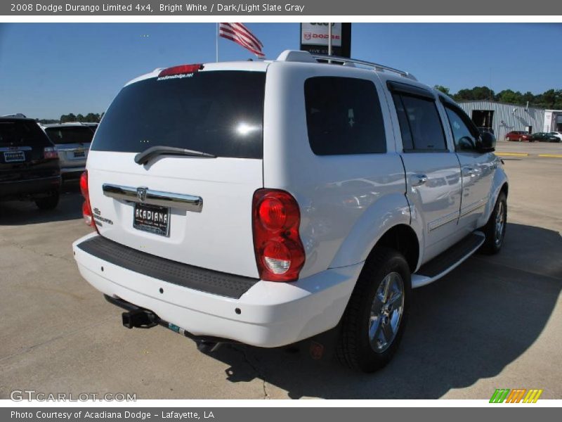 Bright White / Dark/Light Slate Gray 2008 Dodge Durango Limited 4x4