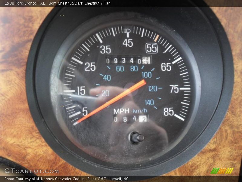 Light Chestnut/Dark Chestnut / Tan 1988 Ford Bronco II XL