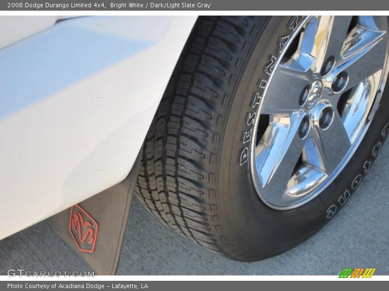 Bright White / Dark/Light Slate Gray 2008 Dodge Durango Limited 4x4