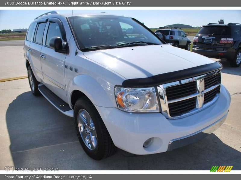 Bright White / Dark/Light Slate Gray 2008 Dodge Durango Limited 4x4
