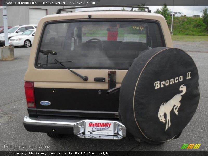 Light Chestnut/Dark Chestnut / Tan 1988 Ford Bronco II XL