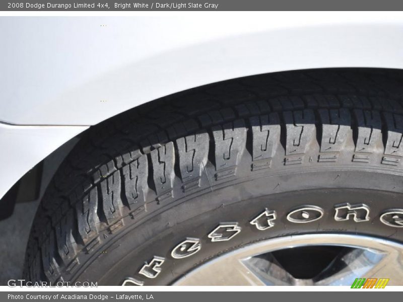 Bright White / Dark/Light Slate Gray 2008 Dodge Durango Limited 4x4