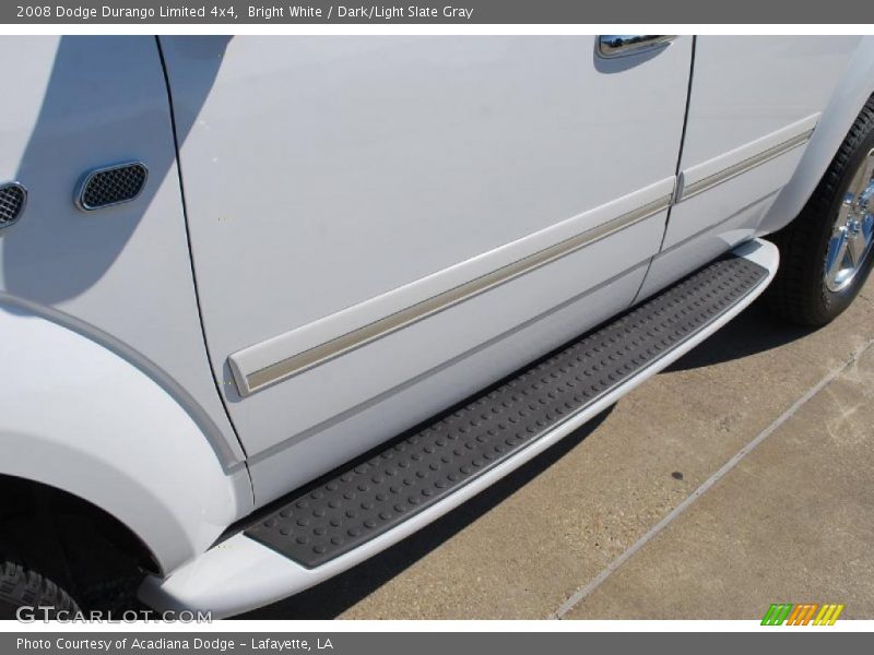 Bright White / Dark/Light Slate Gray 2008 Dodge Durango Limited 4x4