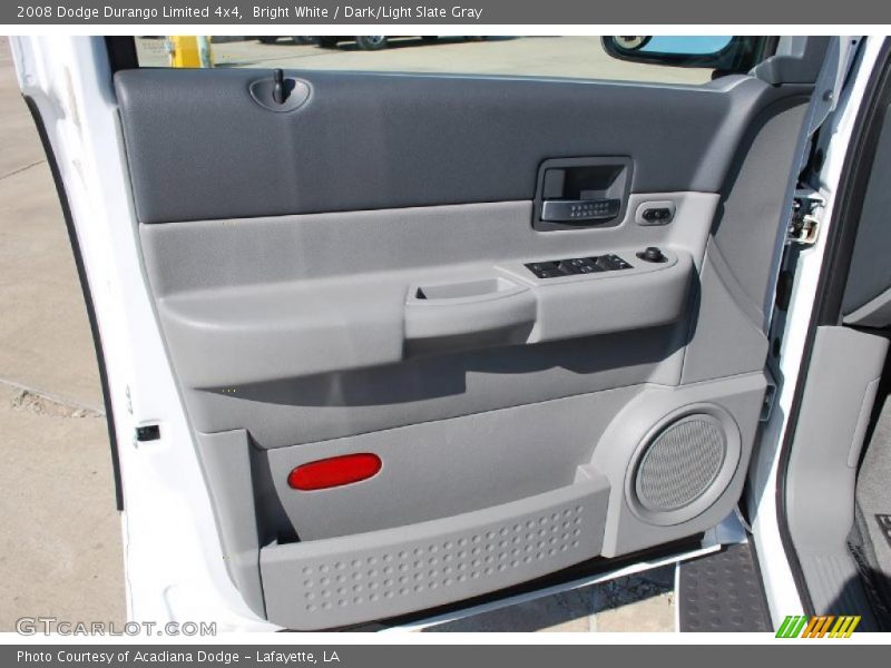 Bright White / Dark/Light Slate Gray 2008 Dodge Durango Limited 4x4