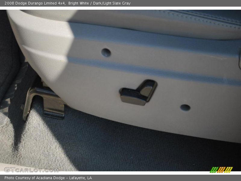 Bright White / Dark/Light Slate Gray 2008 Dodge Durango Limited 4x4