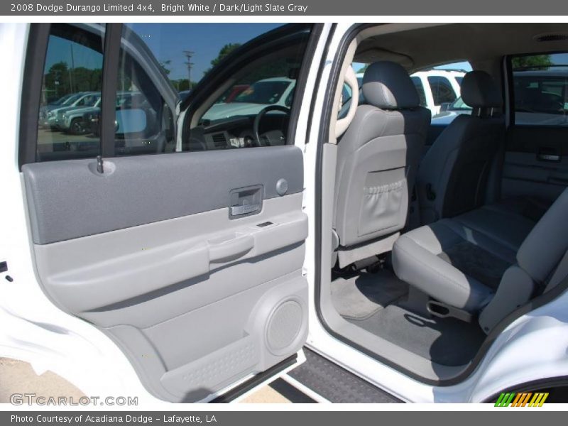 Bright White / Dark/Light Slate Gray 2008 Dodge Durango Limited 4x4