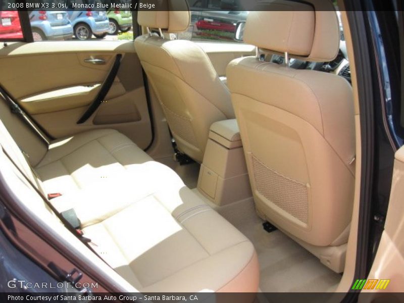 Monaco Blue Metallic / Beige 2008 BMW X3 3.0si