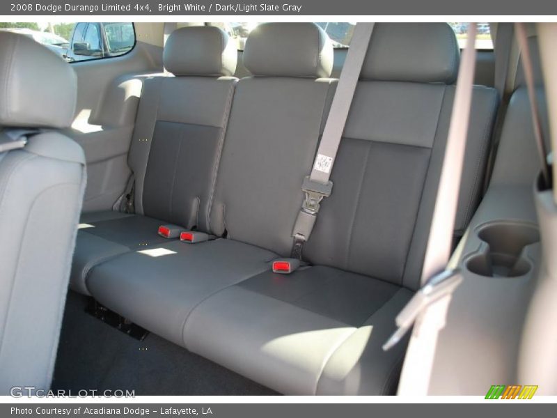 Bright White / Dark/Light Slate Gray 2008 Dodge Durango Limited 4x4