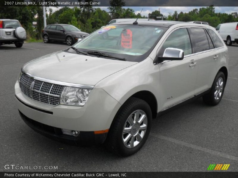 Light Sage Metallic / Medium Camel 2007 Lincoln MKX
