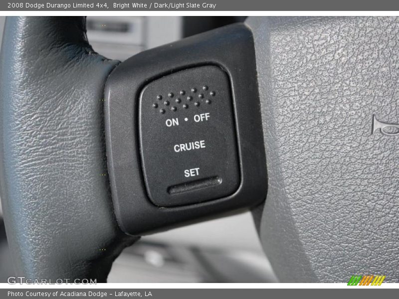 Bright White / Dark/Light Slate Gray 2008 Dodge Durango Limited 4x4