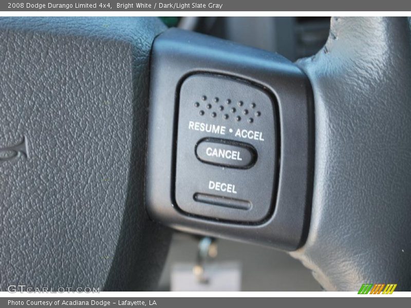 Bright White / Dark/Light Slate Gray 2008 Dodge Durango Limited 4x4