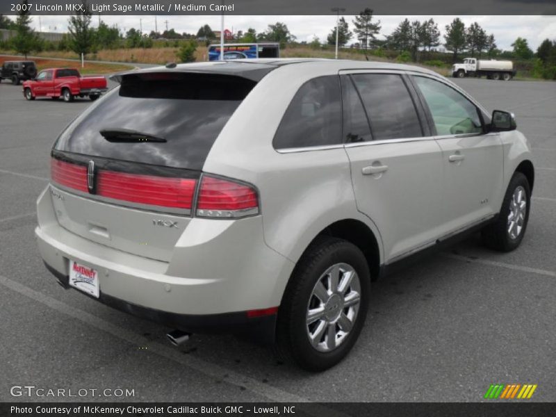 Light Sage Metallic / Medium Camel 2007 Lincoln MKX