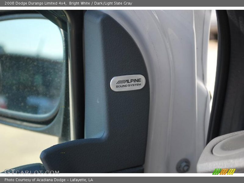 Bright White / Dark/Light Slate Gray 2008 Dodge Durango Limited 4x4
