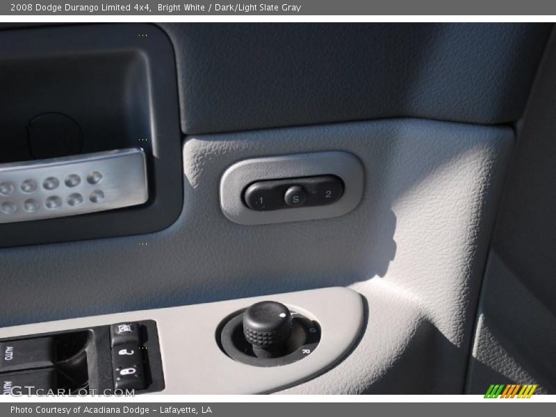 Bright White / Dark/Light Slate Gray 2008 Dodge Durango Limited 4x4