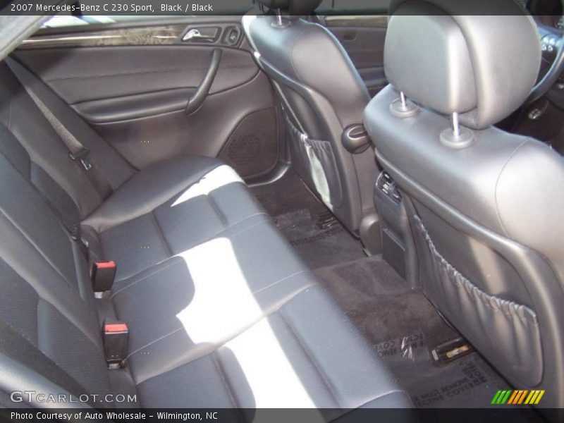 Black / Black 2007 Mercedes-Benz C 230 Sport