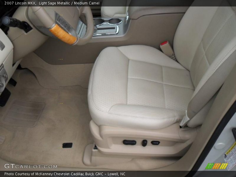 Light Sage Metallic / Medium Camel 2007 Lincoln MKX