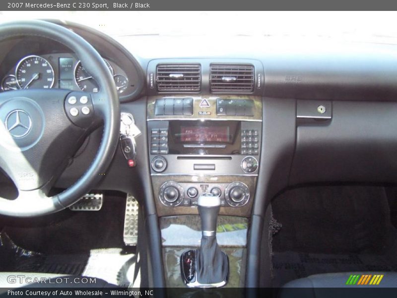 Black / Black 2007 Mercedes-Benz C 230 Sport
