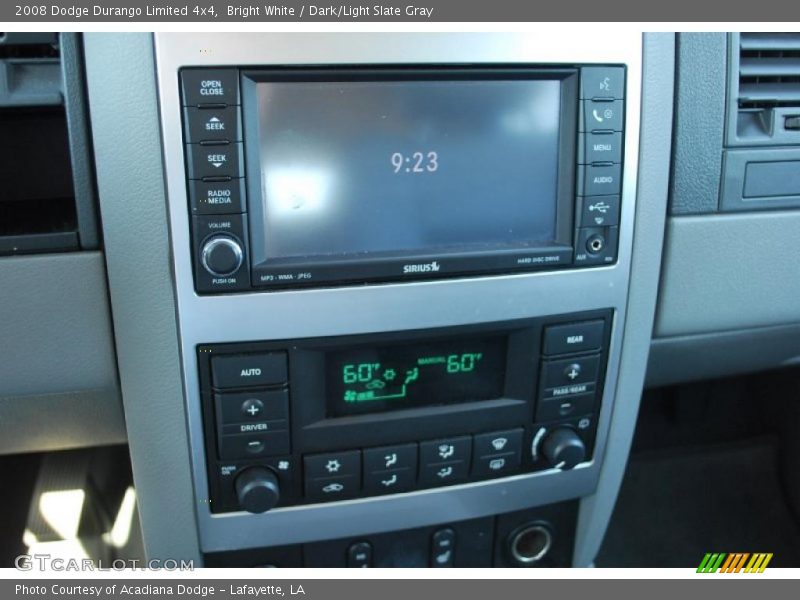 Bright White / Dark/Light Slate Gray 2008 Dodge Durango Limited 4x4