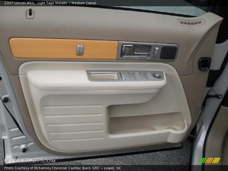 Light Sage Metallic / Medium Camel 2007 Lincoln MKX