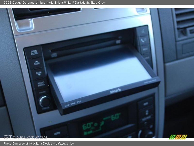 Bright White / Dark/Light Slate Gray 2008 Dodge Durango Limited 4x4