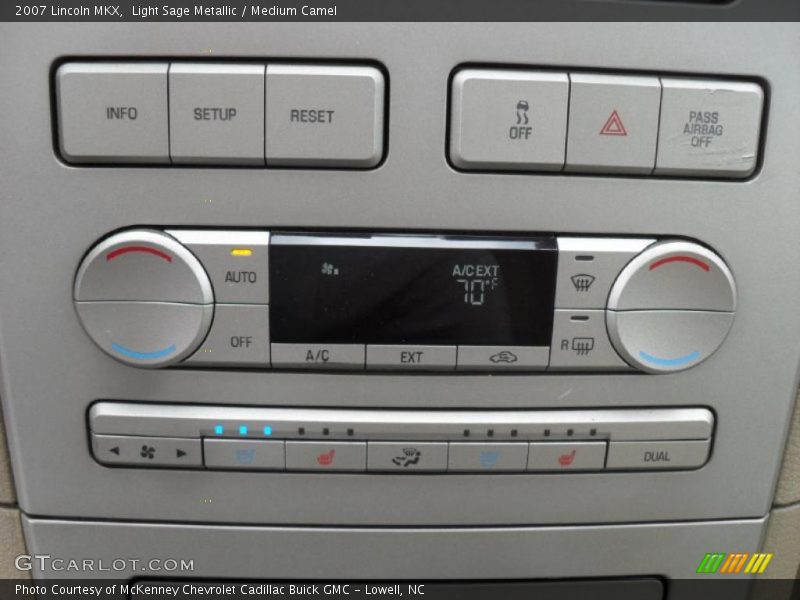 Light Sage Metallic / Medium Camel 2007 Lincoln MKX