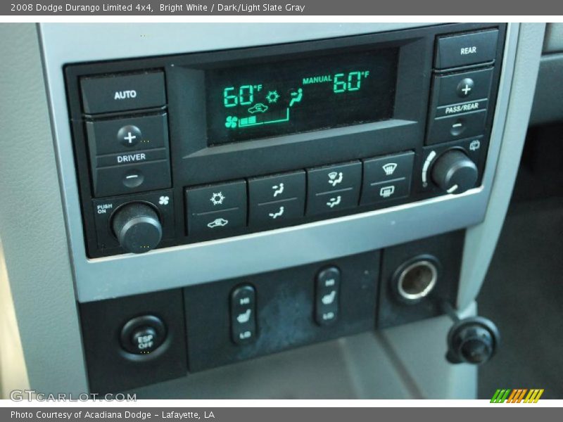 Bright White / Dark/Light Slate Gray 2008 Dodge Durango Limited 4x4