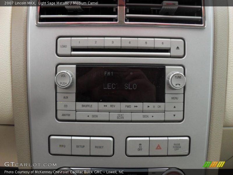 Light Sage Metallic / Medium Camel 2007 Lincoln MKX