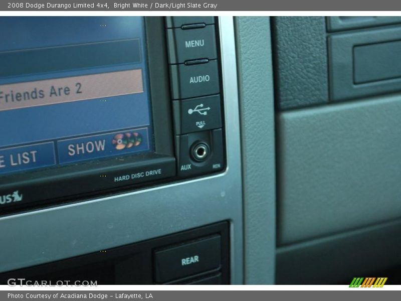 Bright White / Dark/Light Slate Gray 2008 Dodge Durango Limited 4x4