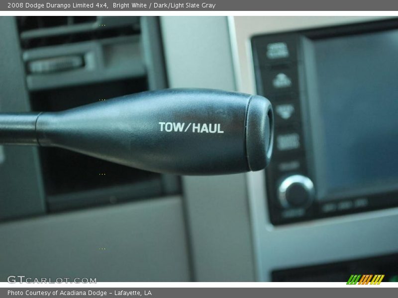 Bright White / Dark/Light Slate Gray 2008 Dodge Durango Limited 4x4