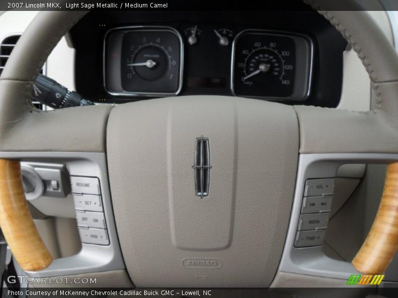 Light Sage Metallic / Medium Camel 2007 Lincoln MKX