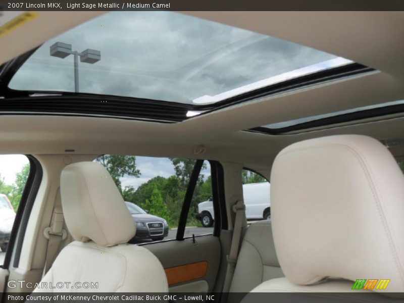 Light Sage Metallic / Medium Camel 2007 Lincoln MKX