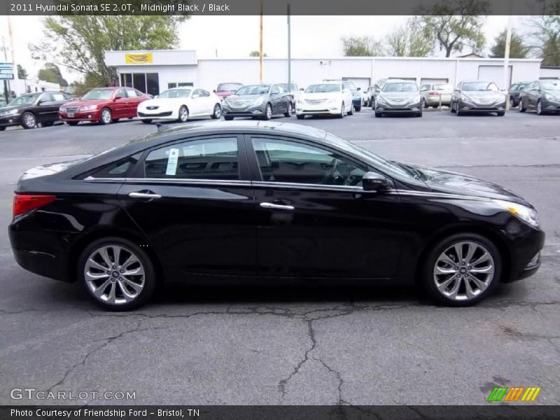 Midnight Black / Black 2011 Hyundai Sonata SE 2.0T