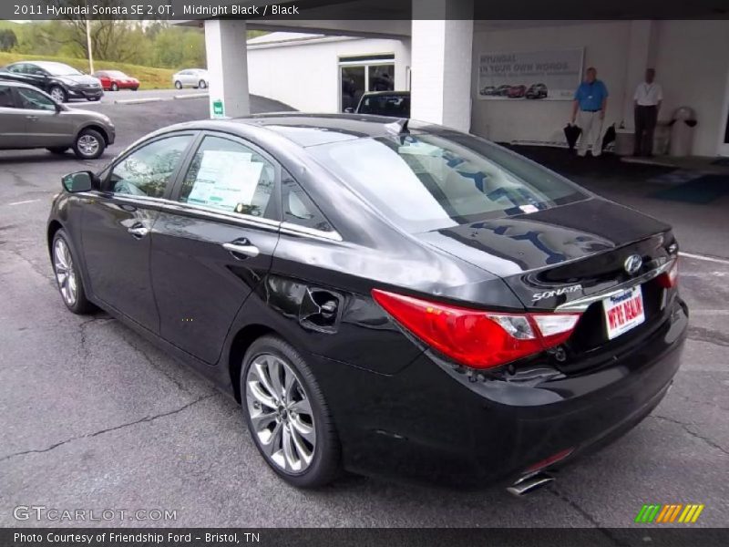 Midnight Black / Black 2011 Hyundai Sonata SE 2.0T