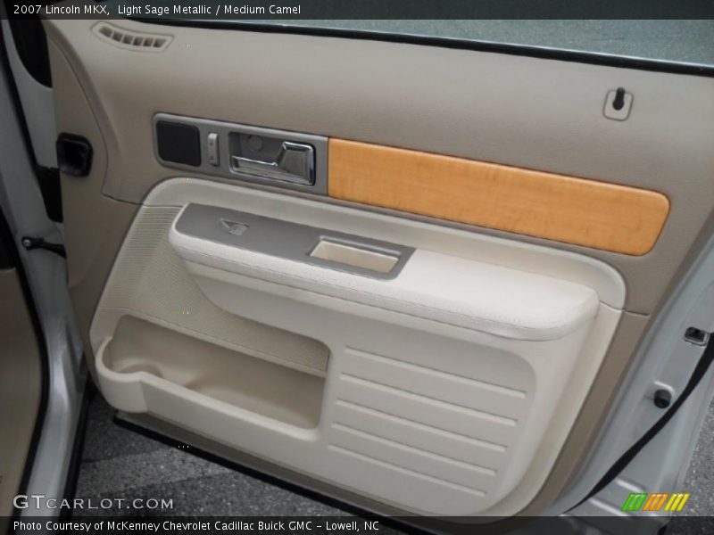 Light Sage Metallic / Medium Camel 2007 Lincoln MKX